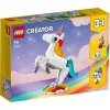 Konstravimo žaislas LEGO Creator 3in1 31140 Magiškas vienaragis, 145 detalės, 130 mm aukštis, amžius 7+