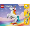 Konstravimo žaislas LEGO Creator 3in1 31140 Magiškas vienaragis, 145 detalės, 130 mm aukštis, amžius 7+