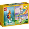 Konstravimo žaislas LEGO Creator 3in1 31140 Magiškas vienaragis, 145 detalės, 130 mm aukštis, amžius 7+