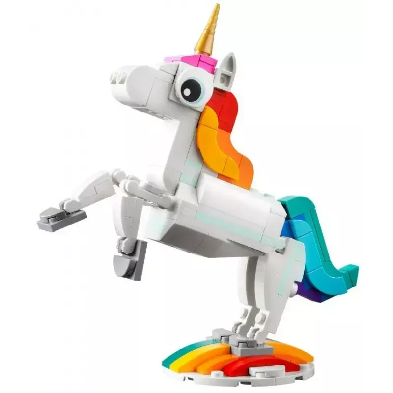 Konstravimo žaislas LEGO Creator 3in1 31140 Magiškas vienaragis, 145 detalės, 130 mm aukštis, amžius 7+