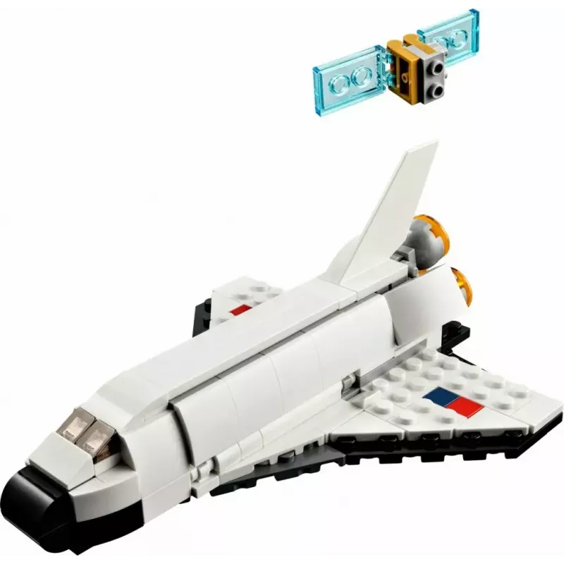 LEGO Creator 3-in-1 kosminio laivo kūrimo rinkinys 31134 — 144 dalys, skirtos 6 metų ir vyresniems, 160×120×60 mm