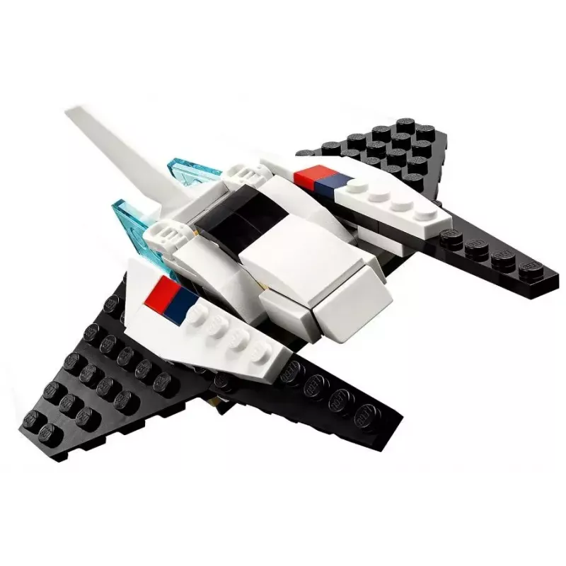 LEGO Creator 3-in-1 kosminio laivo kūrimo rinkinys 31134 — 144 dalys, skirtos 6 metų ir vyresniems, 160×120×60 mm