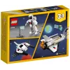 LEGO Creator 3-in-1 kosminio laivo kūrimo rinkinys 31134 — 144 dalys, skirtos 6 metų ir vyresniems, 160×120×60 mm