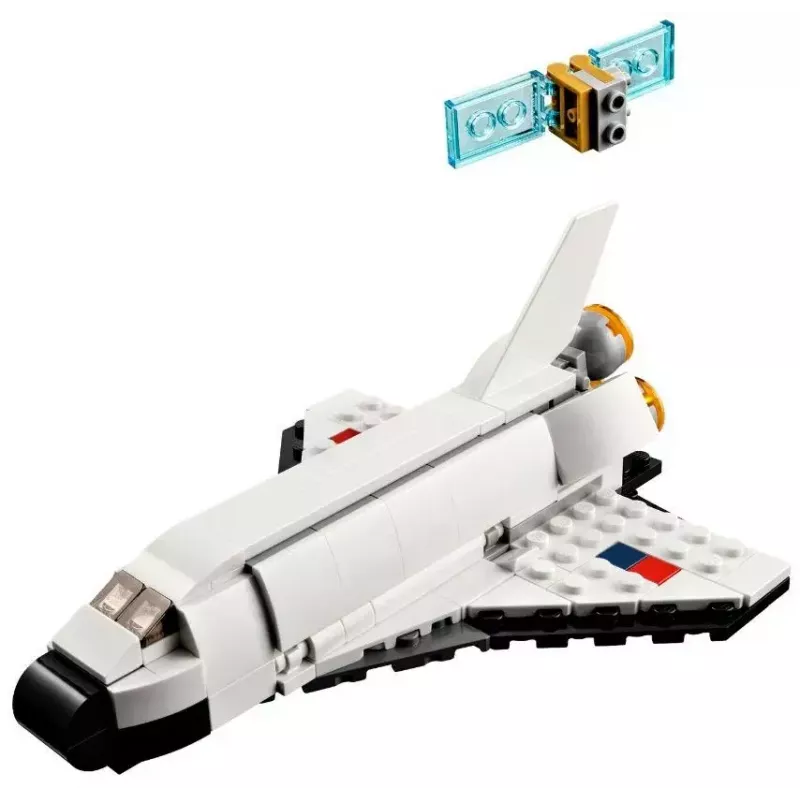 LEGO Creator 3-in-1 kosminio laivo kūrimo rinkinys 31134 — 144 dalys, skirtos 6 metų ir vyresniems, 160×120×60 mm