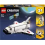 LEGO Creator 3-in-1 kosminio laivo kūrimo rinkinys 31134 — 144 dalys, skirtos 6 metų ir vyresniems, 160×120×60 mm
