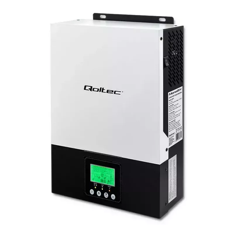 Hibridinis neprijungto tinklo saulės inverteris QOLTEC 3KVA 2,4kW 80A