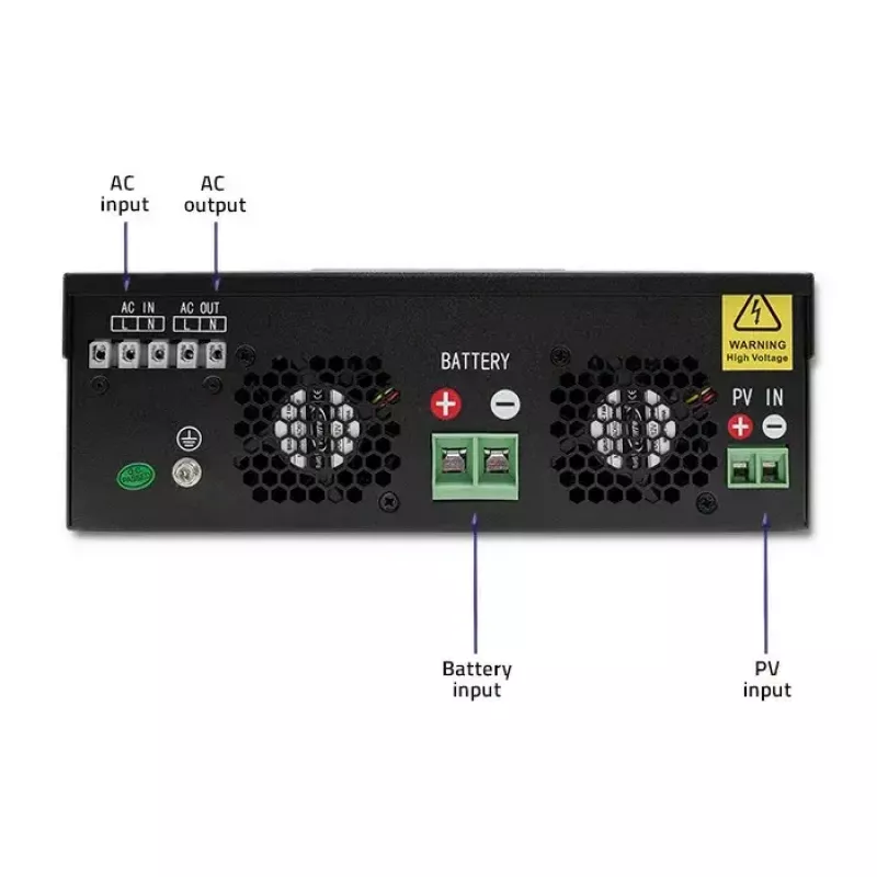 Hibridinis neprijungto tinklo saulės inverteris QOLTEC 3KVA 2,4kW 80A