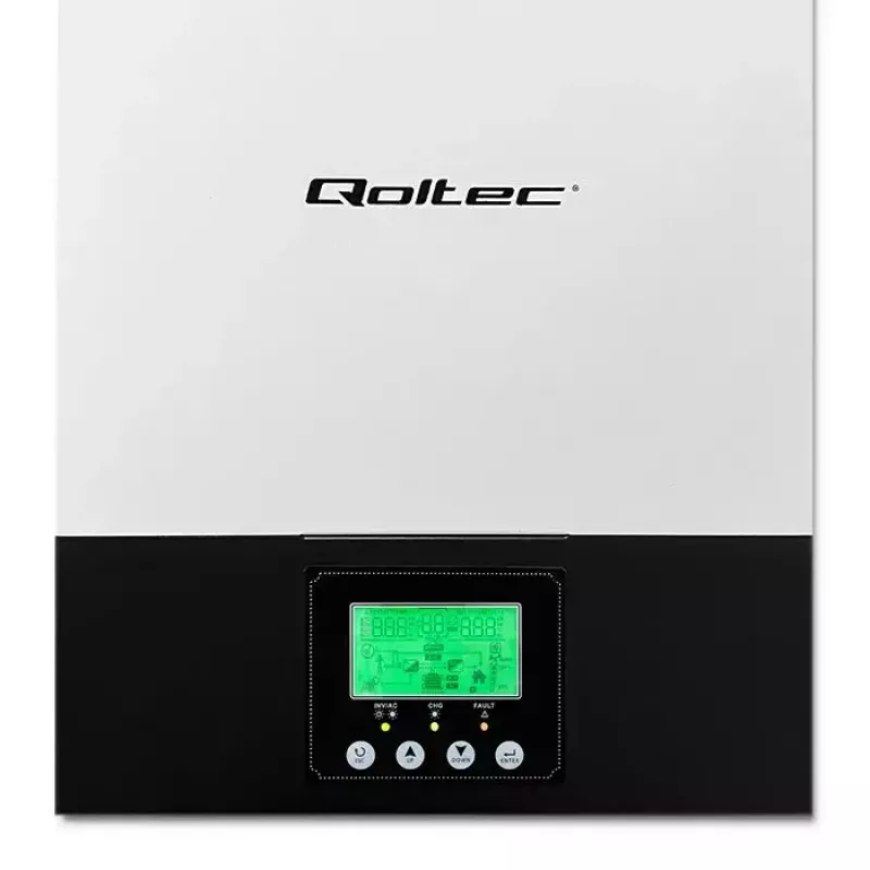 Hibridinis neprijungto tinklo saulės inverteris QOLTEC 3KVA 2,4kW 80A