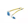 DIGITUS Fiber Optic Patch Cord, LC to SC OS2, Singlemode 09/125 µ, Duplex, Ilgis 1 m