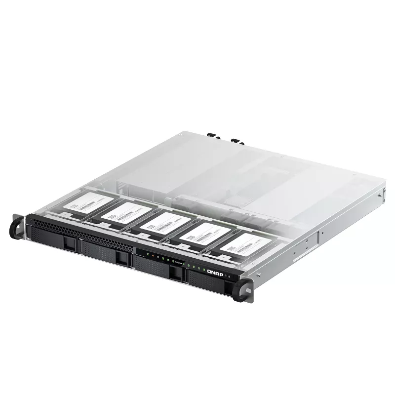 QNAP TS-h987XU-RP NAS stelažas (1U) Intel Xeon E E-2334 16 GB DDR4 QuTS hero juoda, sidabrinė