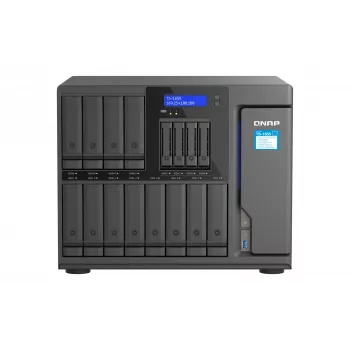 QNAP TS-1655 NAS bokštinis Intel Atom® C5125 8 GB DDR4 0 TB QNAP Turbo System juodos spalvos