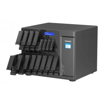 QNAP TS-1655 NAS bokštinis Intel Atom® C5125 8 GB DDR4 0 TB QNAP Turbo System juodos spalvos