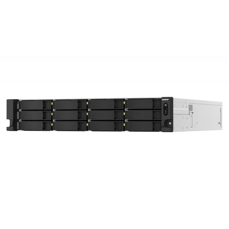 QNAP TS-H1887XU-RP NAS stelažas (2U) Intel Xeon E E-2336 32 GB DDR4 0 TB QuTS hero juoda, balta