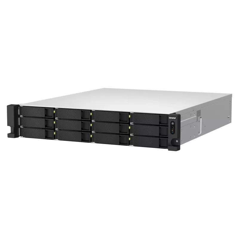 QNAP TS-H1887XU-RP NAS stelažas (2U) Intel Xeon E E-2336 32 GB DDR4 0 TB QuTS hero juoda, balta