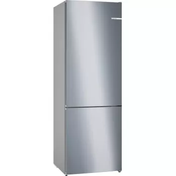 Šaldytuvas-šaldiklis Bosch Serie 4 KGN492IDF, laisvai pastatomas, 440 L (311 L šaldytuvas / 129 L šaldiklis), nerūdijantis plienas, D energijos klasė