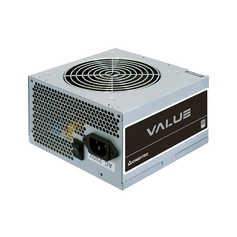 Chieftec Value APB-400B8 maitinimo blokas 400 W 20+4 kontaktų ATX PS/2 sidabrinis