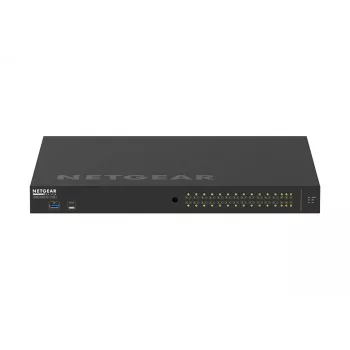 NETGEAR M4250-26G4XF-PoE+ valdomas L2/L3 Gigabit Ethernet (10/100/1000) maitinimas per Ethernet (PoE) 1U juoda