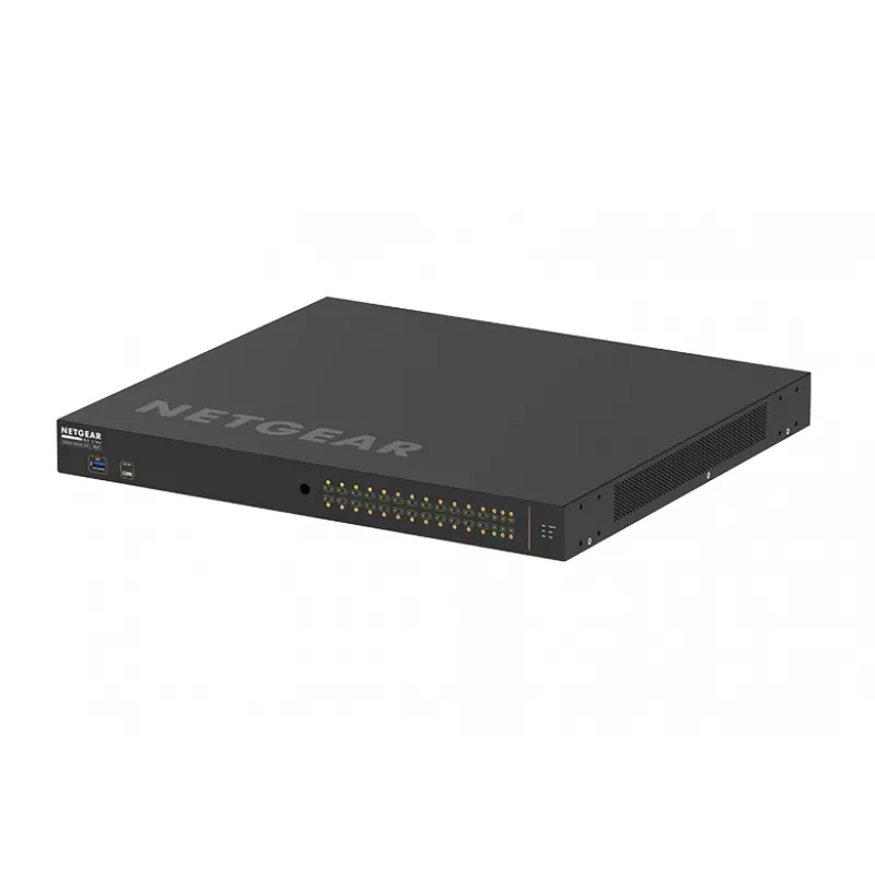 NETGEAR M4250-26G4XF-PoE+ valdomas L2/L3 Gigabit Ethernet (10/100/1000) maitinimas per Ethernet (PoE) 1U juoda