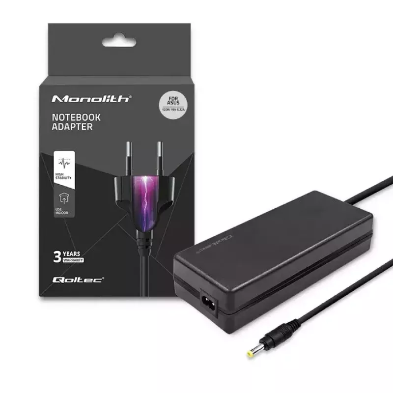 Maitinimo adapteris Qoltec 51037 120W Vidinis Juodas Nešiojamam kompiuteriui