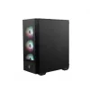 PC Case MSI MAG FORGE 112R Midi Tower Black with Tempered Glass, 3x120mm Front Fans, ATX/Micro‑ATX/Mini‑ITX Support