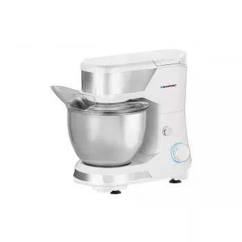 Stovas maišytuvui BLAUPUNKT SMM501 — 5 L nerūdijančio plieno dubuo, 1000 W, pakreipiama galva, sukamasis valdymas, balta