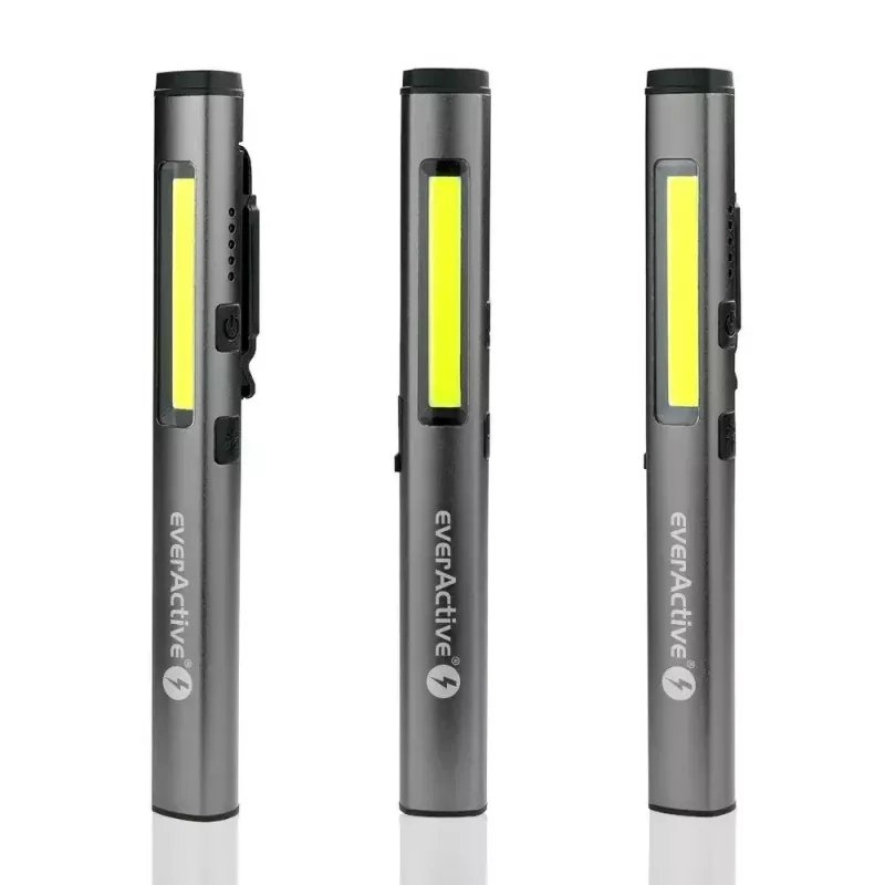 Įkraunama ličio jonų baterija everActive PL-350R 3500 mAh 3,7 V žibintuvėms ir nešiojamiems įrenginiams, IP54, aliuminio korpusas