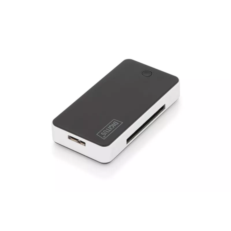 “DIGITUS” USB 3.0 kortelių skaitytuvas, palaikantis MS/SD/SDHC/MiniSD/M2/CF/MD/SDXC korteles, 1 m USB A jungties kabelis