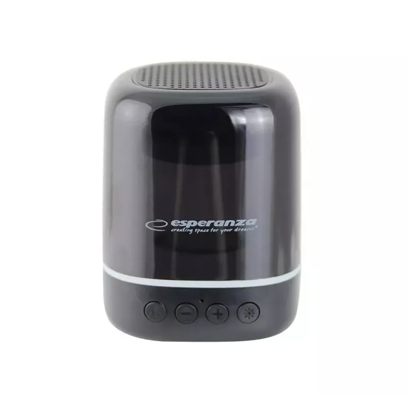 Nešiojamas garsiakalbis ESPERANZA EP154, 3 W RMS, Bluetooth 5.0, MicroSD, FM, 4 val. veikimo, juodas