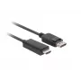 DisplayPort į HDMI kabelis LANBERG CA-DPHD-11CC-0050-BK, DisplayPort 1.1 (kištukas) į HDMI (kištukas), 5 m, 1080p, 60 Hz