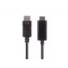 DisplayPort į HDMI kabelis LANBERG CA-DPHD-11CC-0050-BK, DisplayPort 1.1 (kištukas) į HDMI (kištukas), 5 m, 1080p, 60 Hz