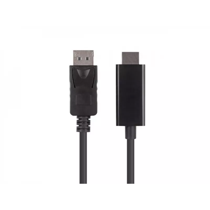 DisplayPort į HDMI kabelis LANBERG CA-DPHD-11CC-0050-BK, DisplayPort 1.1 (kištukas) į HDMI (kištukas), 5 m, 1080p, 60 Hz