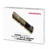 Axagon PCEM2-1U PCIe x16/x8/x4 - M.2 NVMe M-key lizdo adapteris 1U