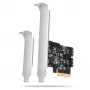„Axagon PCES-SA4X4“ PCIe valdiklis – 4 vidinės SATA 6G prievadai, ASM1164, SP ir LP