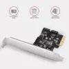„Axagon PCES-SA4X4“ PCIe valdiklis – 4 vidinės SATA 6G prievadai, ASM1164, SP ir LP