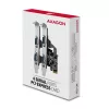 Axagon PCEA-S4N PCIe - 4x nuosekliojo prievado 250 kbps adapteris su SP ir LP laikikliais