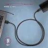 USB laidas Axagon BUCM3-AM15AB USB 3.2 Gen 1 1,5 m USB C USB A juodas