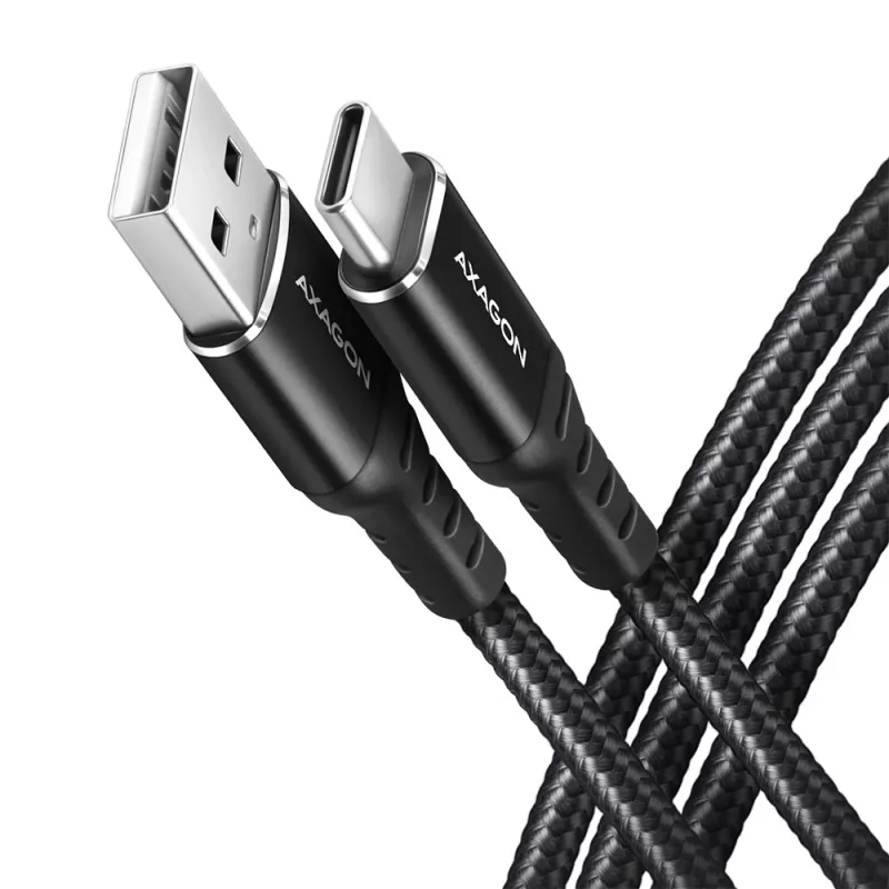 Axagon BUCM-AM10AB HQ USB-C USB-A laidas 1 m
