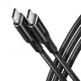 USB laidas Axagon BUCM-CM20AB 2m USB C juodas