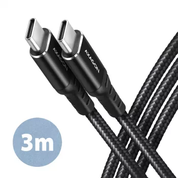 USB laidas Axagon BUCM-CM30AB USB 2.0 3 m USB C juodas