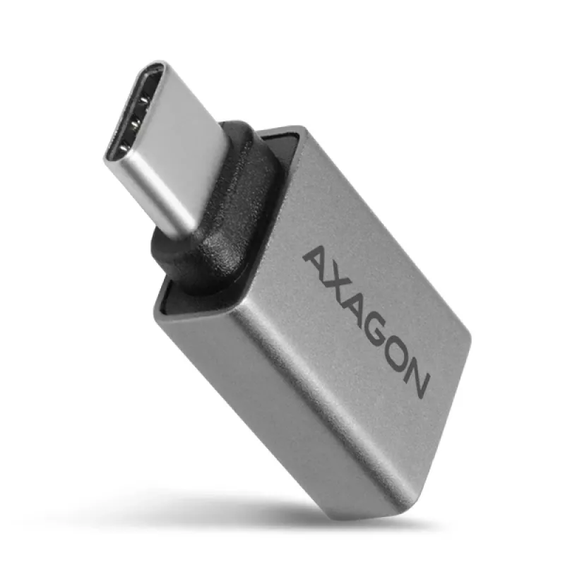 Axagon RUCM-AFA adapter USB-C (V) -> USB-A (M), USB 3.2 Gen 2, 3A, ALU