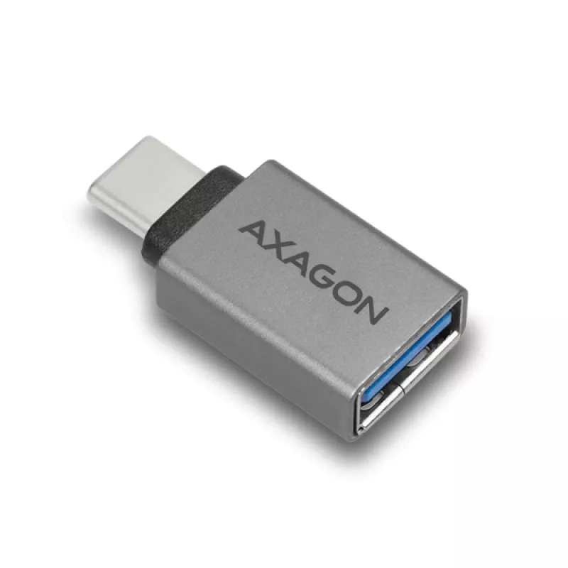 Axagon RUCM-AFA adapter USB-C (V) -> USB-A (M), USB 3.2 Gen 2, 3A, ALU