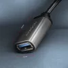Axagon RUCM-AFAC kabelio adapteris USB-C (V) -> USB-A (M), 20cm, USB 3.2 Gen 1, 3A, ALU