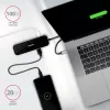 Axagon HMC-6H4A USB 3.2 Gen 1 centrinė stotelė, 4x USB-A, HDMI 4k/30Hz, PD 100W, 20 cm USB-C laidas