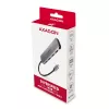 „Axagon HMC-HCR3A“ 3x USB-A + HDMI + SD / microSD USB-C 3.2 Gen 1 šakotuvas, 20 cm, laidinis USB 3.2 Gen 1 (3.1 Gen 1) Type-C, pilkas