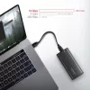 Axagon EEM2-SB2 Išorinis USB-C 3.2 Gen 2 metalinis dėklas M.2 NVMe ir SATA SSD diskams. Be varžtų