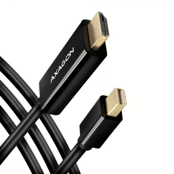 Axagon RVDM-HI14C2 Mini DisplayPort į HDMI adapterio kabelis 4K 30Hz 1,8m