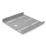 Axagon RHD-125S laikiklis 1x 2,5 colio HDD/SSD į 3,5 colio nišą, metalinis, pilkas