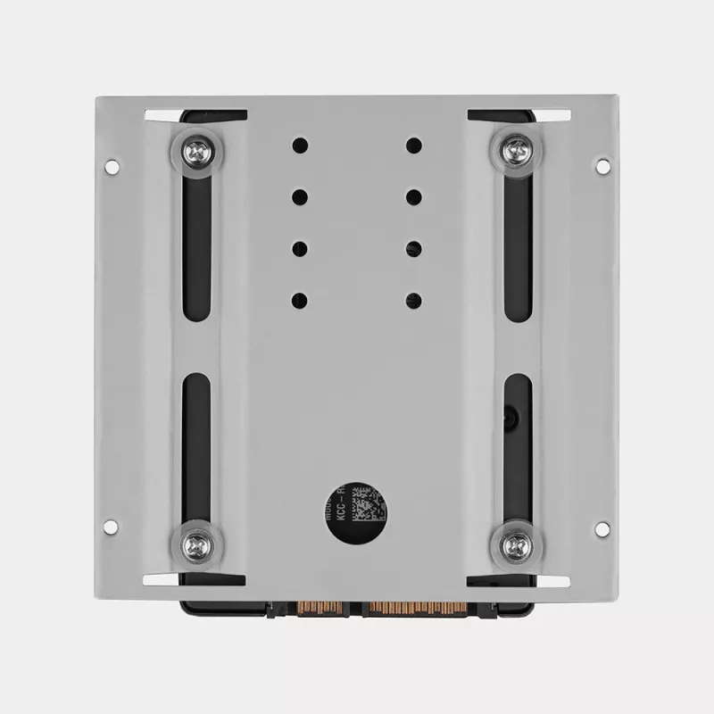 Axagon RHD-125S laikiklis 1x 2,5 colio HDD/SSD į 3,5 colio nišą, metalinis, pilkas