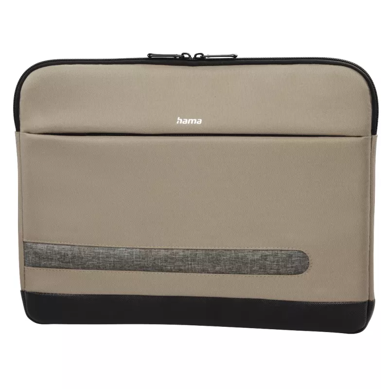 Rankovinis dėklas Hama Terra 39,6 cm (15,6 col.) Smėlio spalvos 1 priekinė kišenė