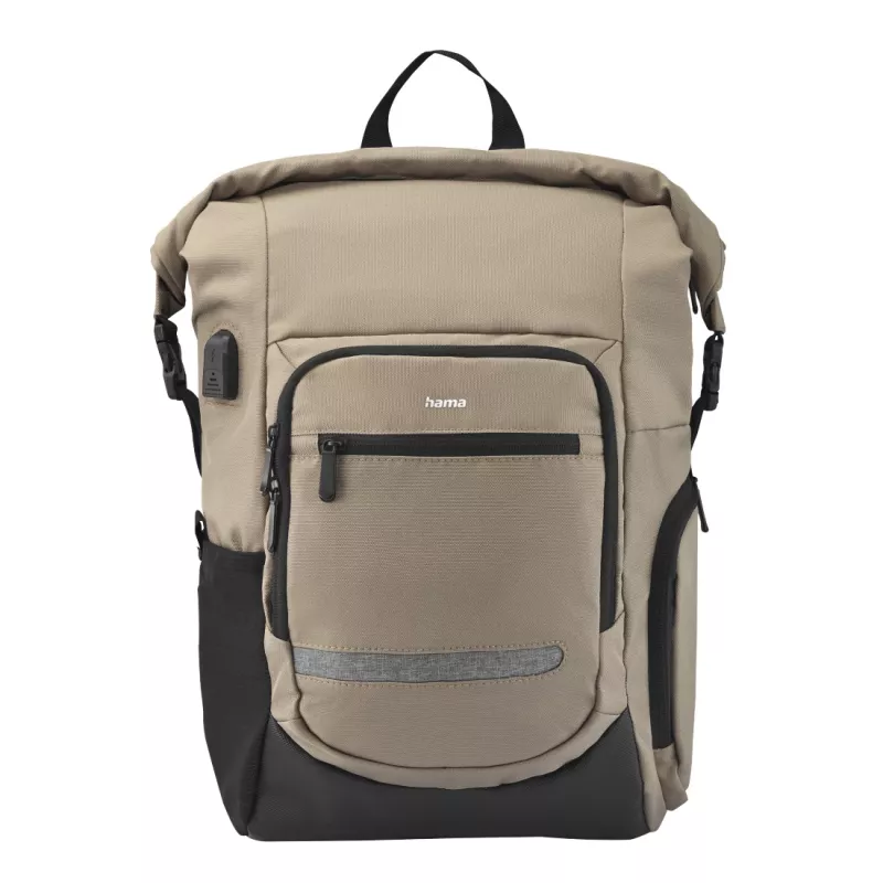 Hama Terra 39,6 cm (15,6 col.) kuprinė smėlio, juoda